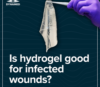 Is hydrogel good for infected wounds?