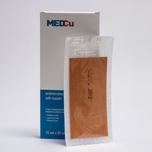 MedCu Antimicrobial Copper Wound Dressings 10cm x 20cm