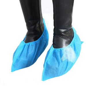 Disposable blue Non-Woven Overshoes